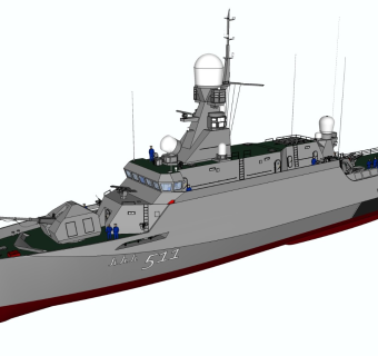 精细船只军事模型军舰 航母 潜水艇 (30)